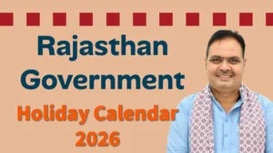 Rajasthan Govt Calendar 2026 PDF Free Download : Official Holiday Festivals & Event List